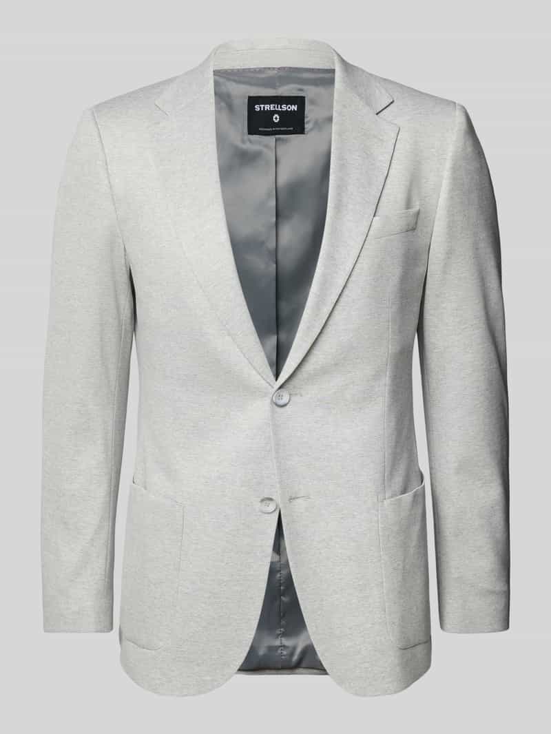 Strellson Slim fit 2-knoops colbert met steekzakken model 'Arndt3'