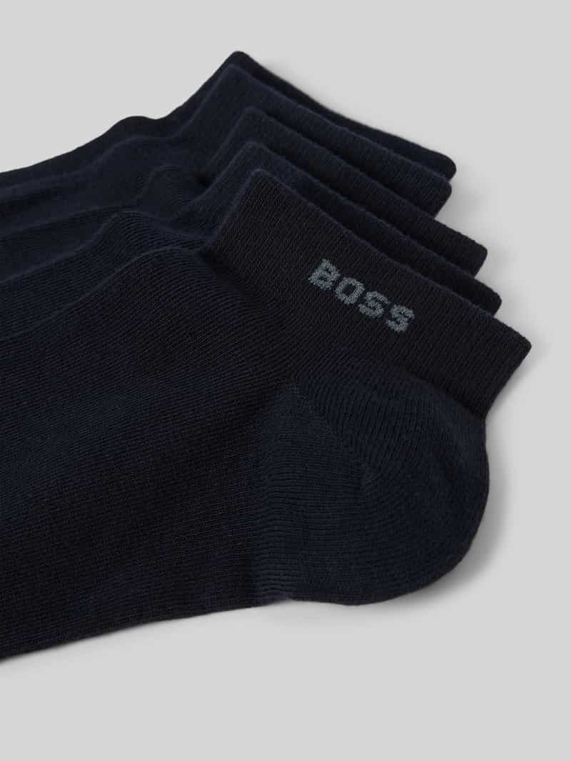 Boss Sneakersokken met labeldetail in een set van 5 paar