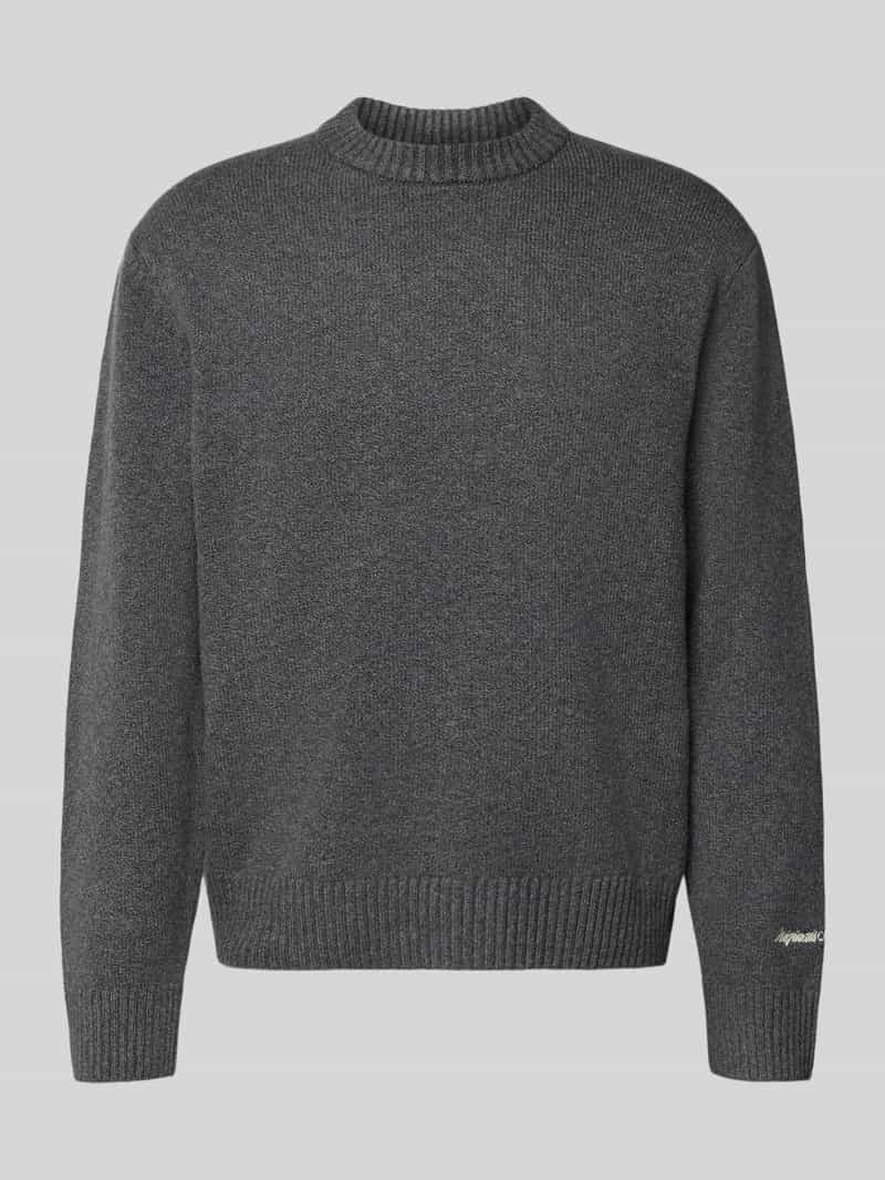 jack & jones Gebreide pullover met labelstitching model 'NORREBRO'