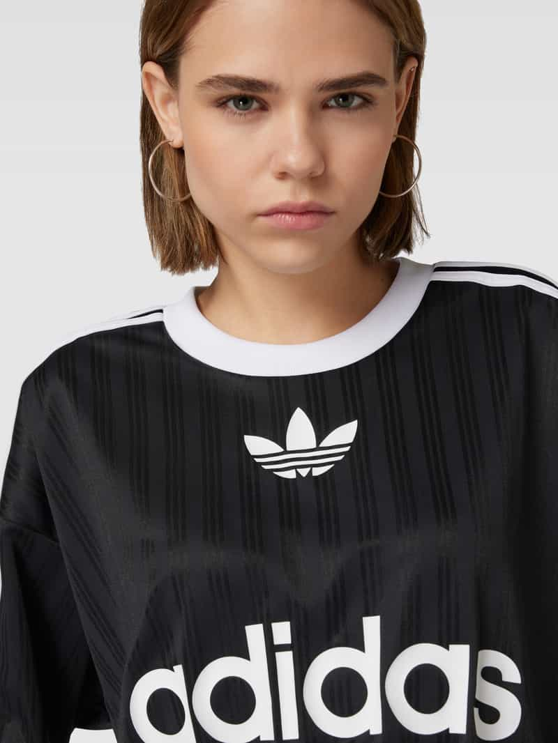 adidas Originals T-shirt met labelprint model 'ADICOLOR'