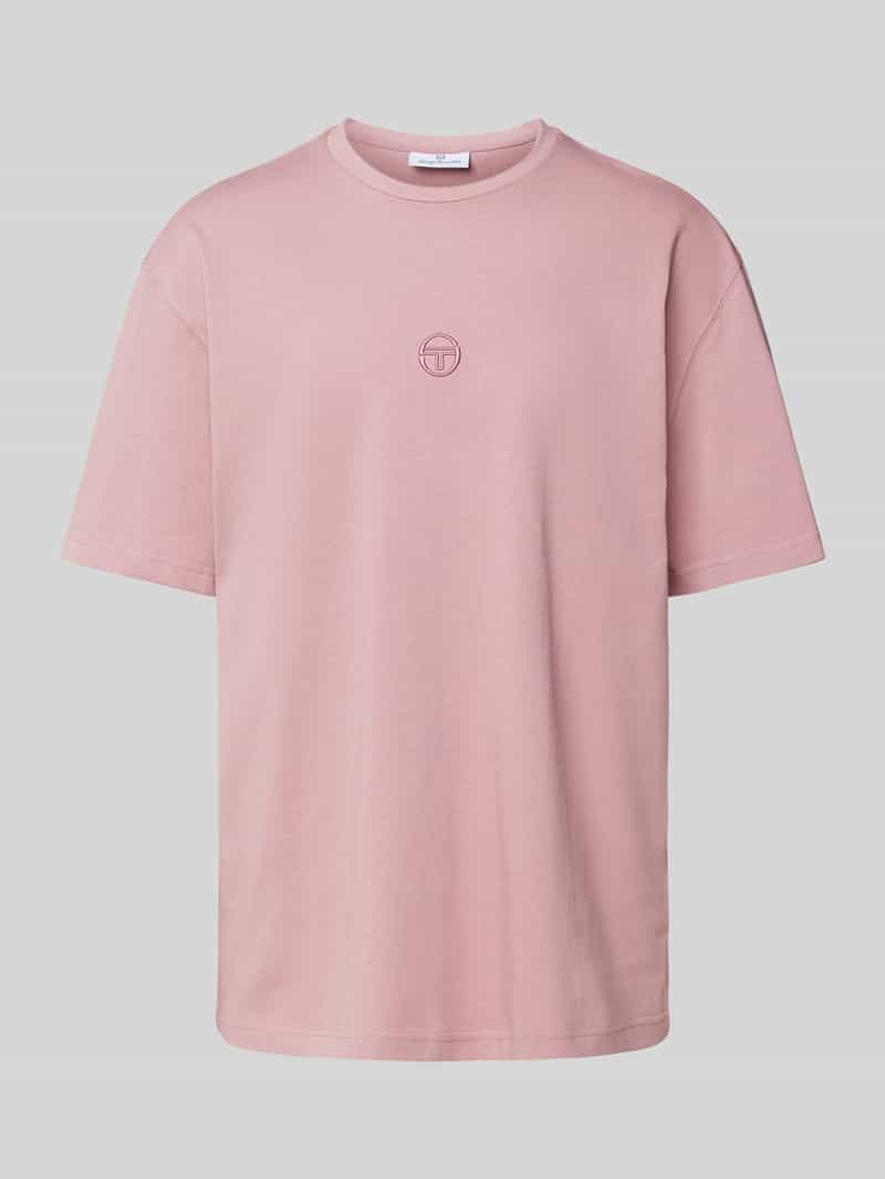 Sergio Tacchini T-shirt met labelstitching model 'SIMBA'
