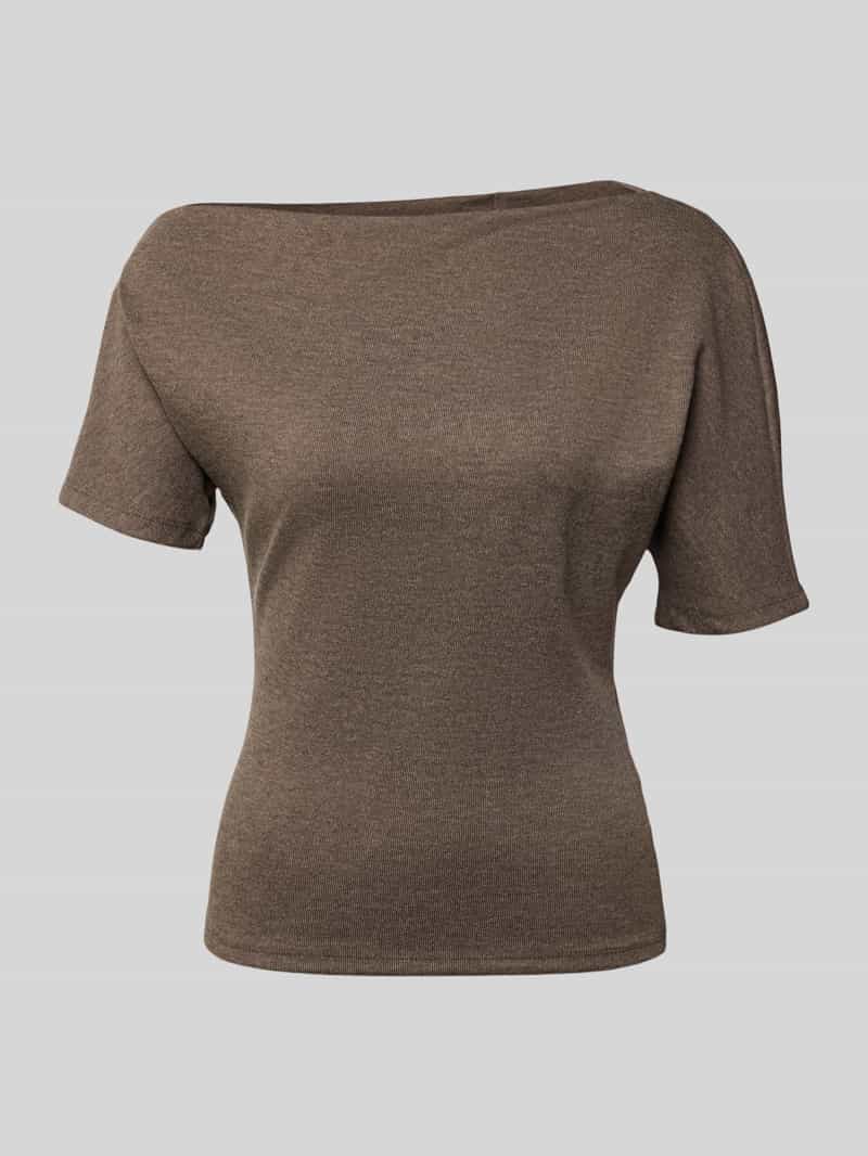 Regular fit t-shirt met viscose model 'SILLY'