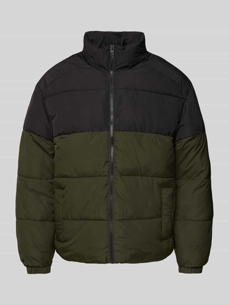 jack & jones Gewatteerd jack met opstaande kraag model 'MAZE'