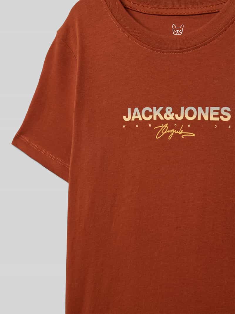 jack & jones T-shirt met labelprint model 'CANGGU'