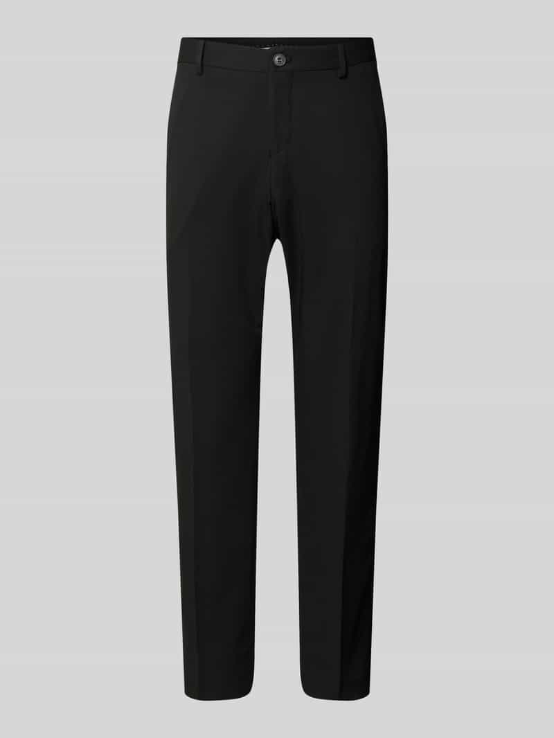 slim fit pantalon met viscose model 'LIAM'