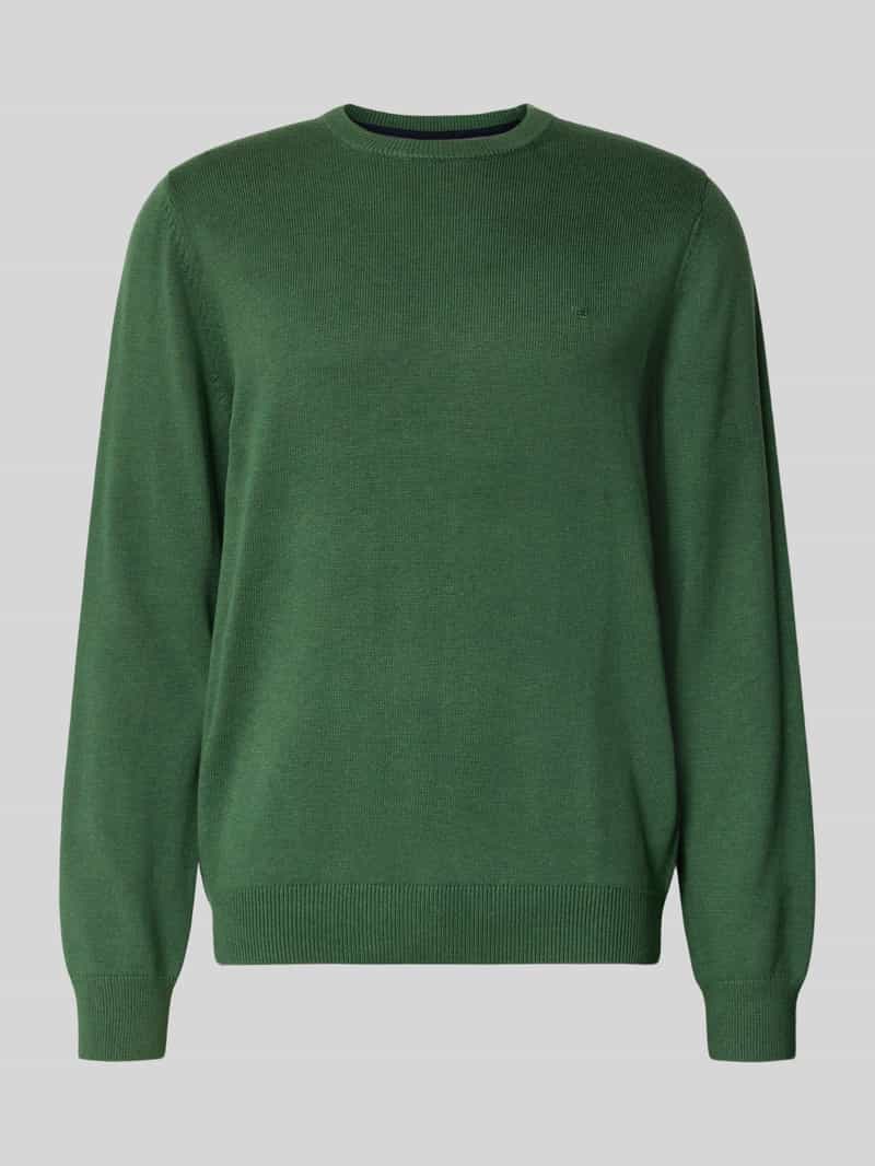 Christian Berg Men Gebreide pullover met ribboorden