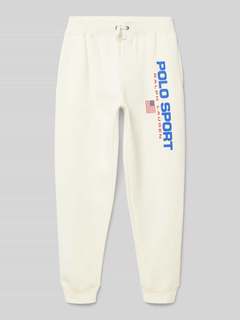 Polo Sport Regular fit sweatpants met labelprint