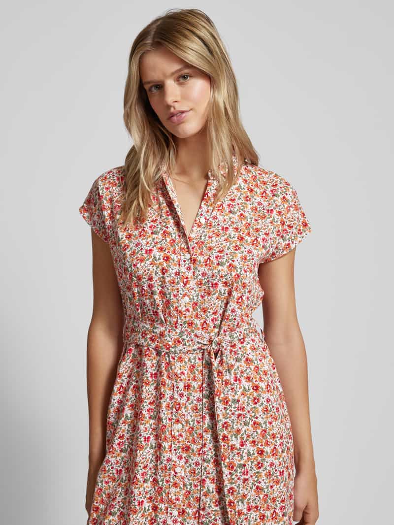Pieces Smalle blousejurk met all-over print model 'NYA'