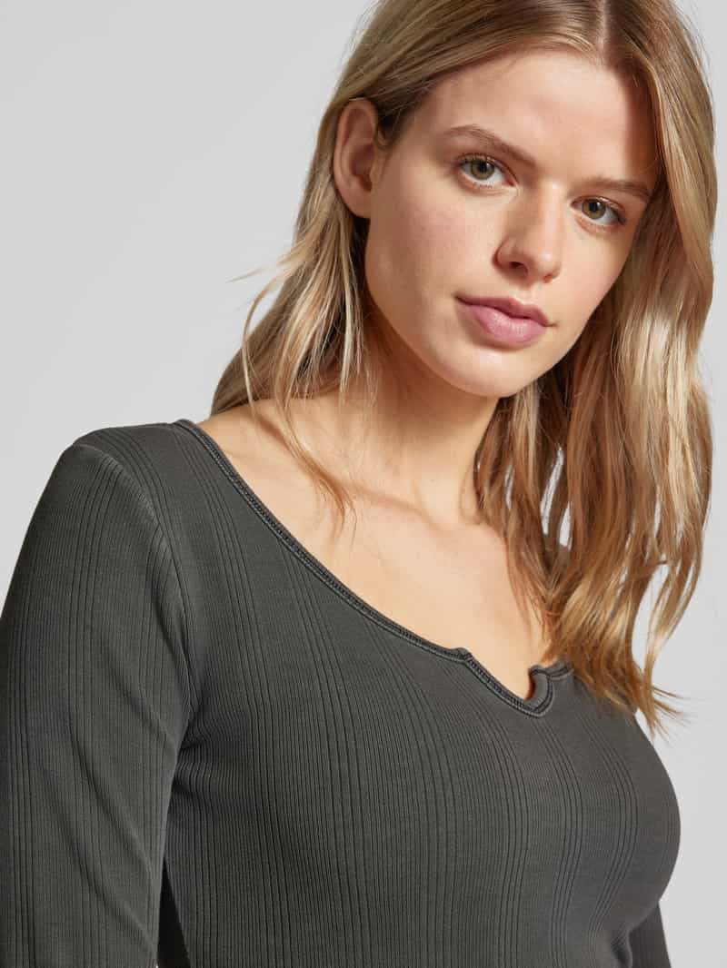 Tommy Jeans Shirt met lange mouwen met boothals