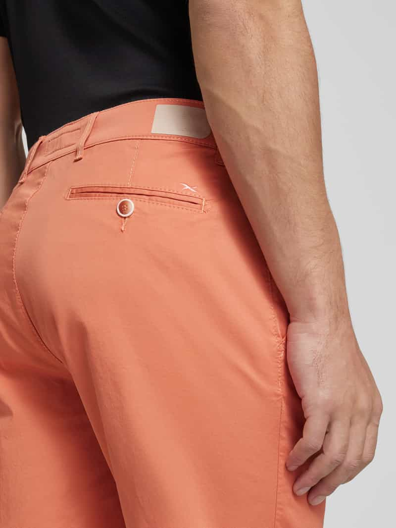 BRAX Korte regular fit chino met achterzakken model 'BOZEN'