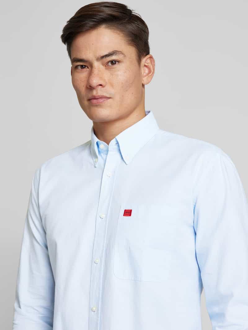 HUGO Zakelijk overhemd met knoopsluiting model 'Evito'