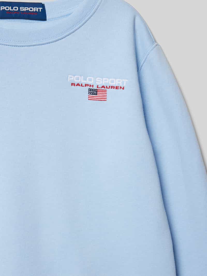 Polo Sport Sweatshirt met labelstitching