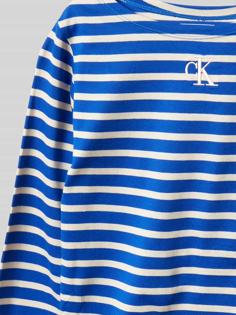 Calvin Klein Jeans Shirt met lange mouwen met boothals