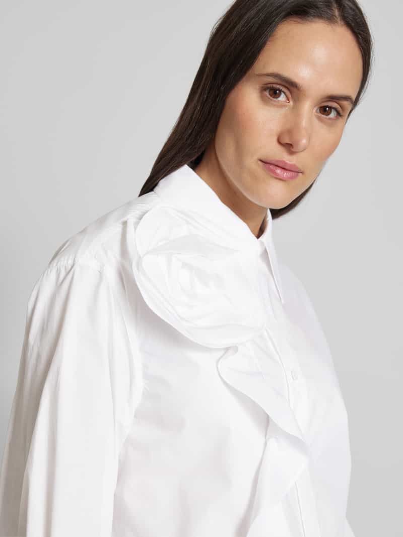 Marella Regular fit overhemdblouse met bloemenapplicatie model 'KETCH'