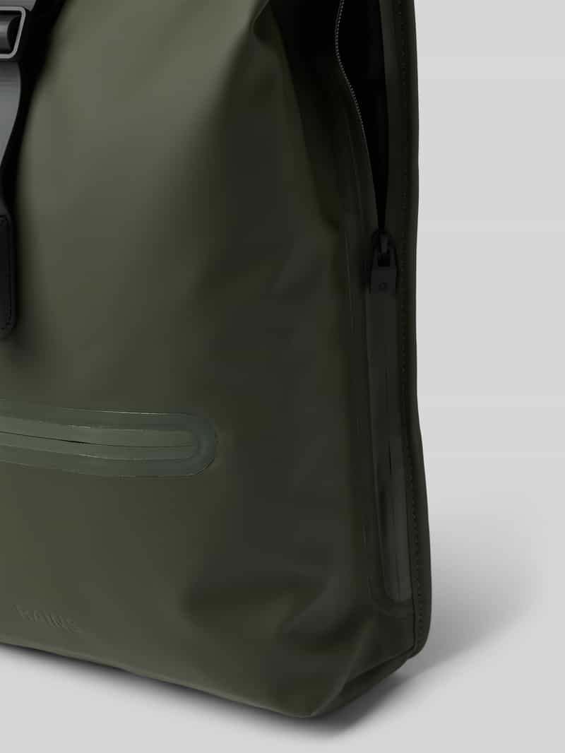 Rains Rolltop-rugzak met verstelbare schouderbanden