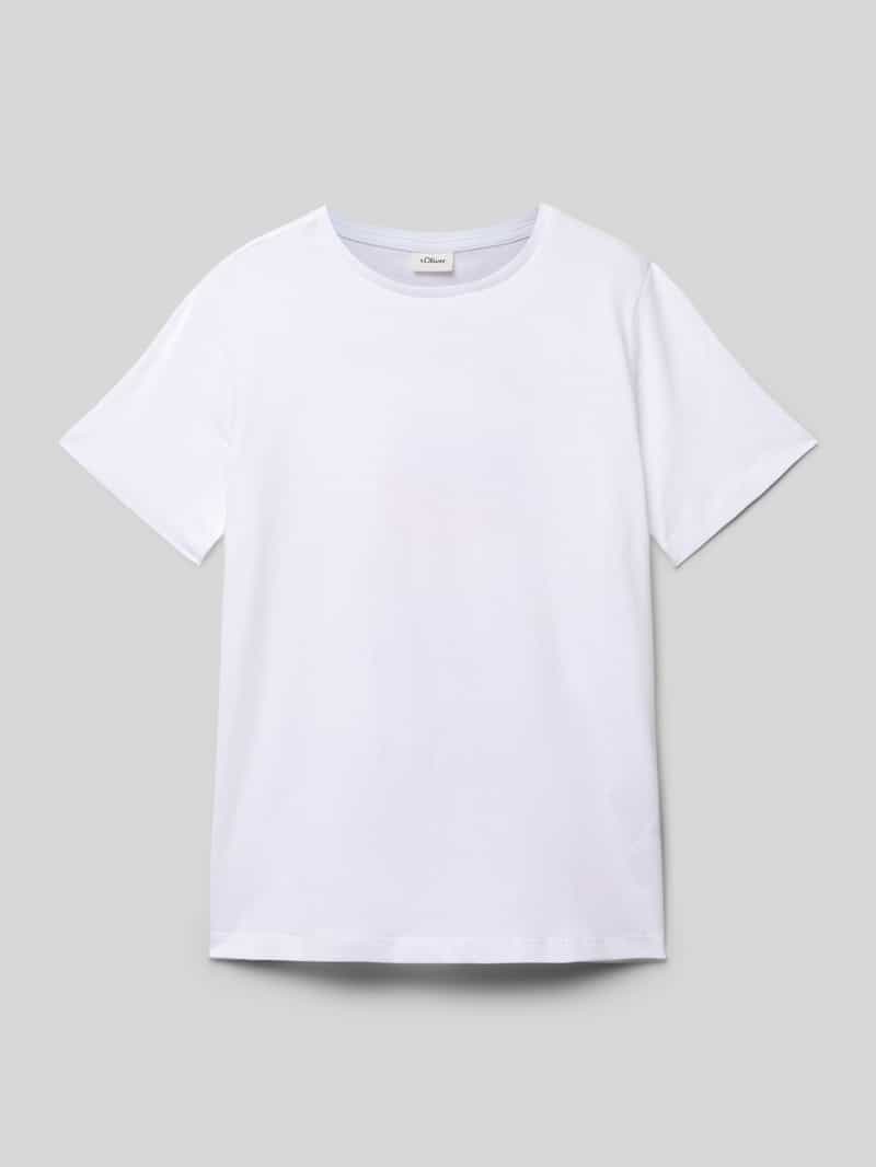 s.Oliver RED LABEL Regular fit T-shirt van puur katoen