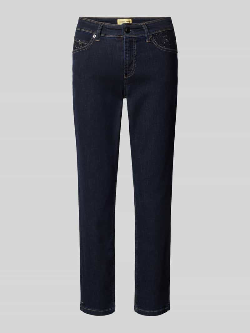 CAMBIO Slim fit jeans met verkort model 'PIPER'