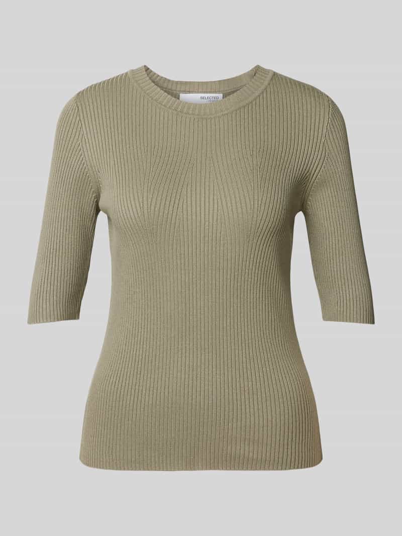 Selected Femme Gebreide pullover met 1 2-mouwen model 'MALA'