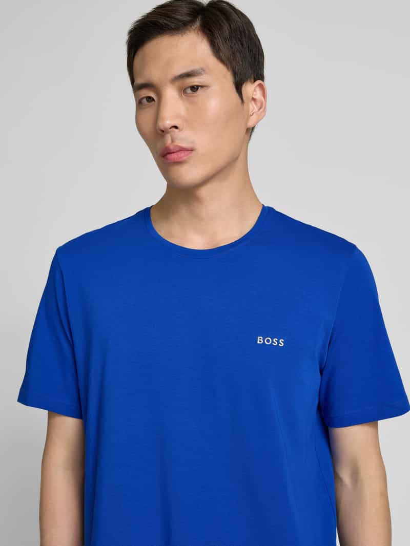 Boss T-shirt met logodetail model 'MIX&MATCH'