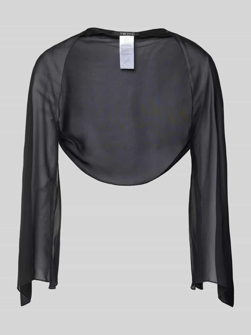 SWING Bolero mit offener Vorderseite in Black, Größe L 1744545L