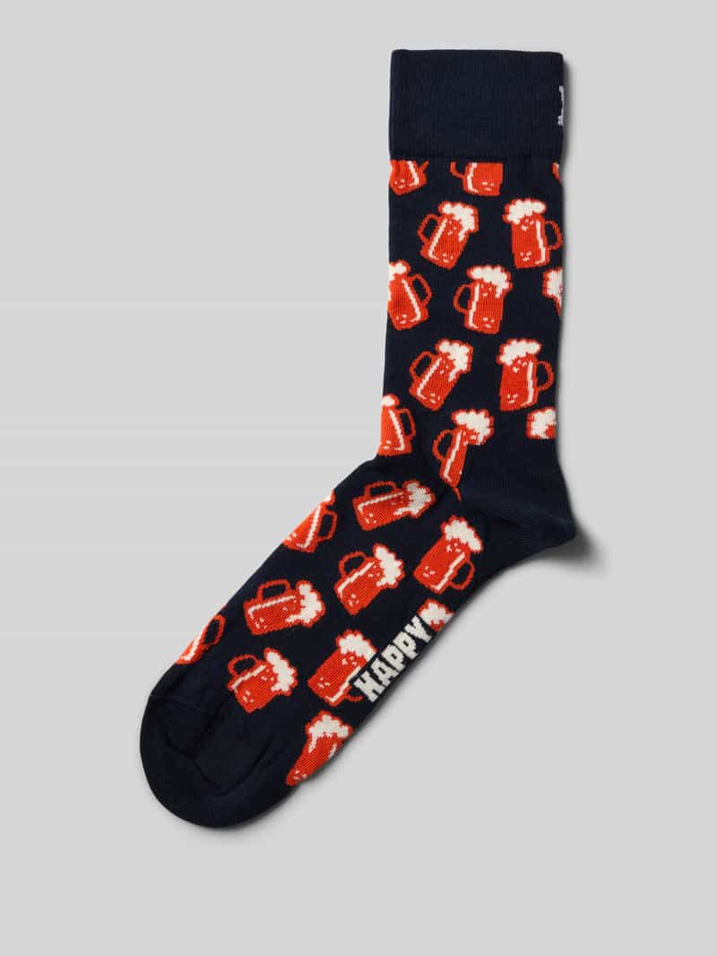 Happy Socks Sokken met motiefstitching model 'OKTOBERFEST'
