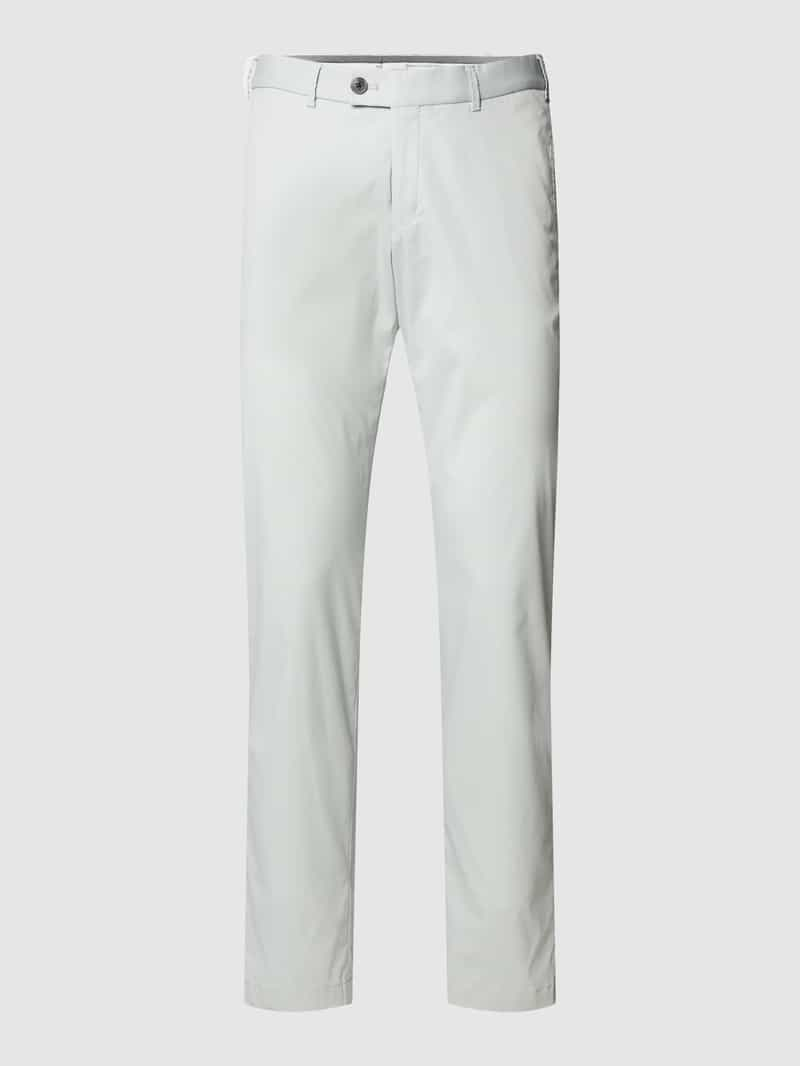 Hiltl Chino met knoop- en ritssluiting, model 'Tarent'