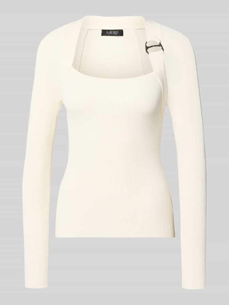 Lauren Ralph Lauren Shirt met lange mouwen en labeldetail