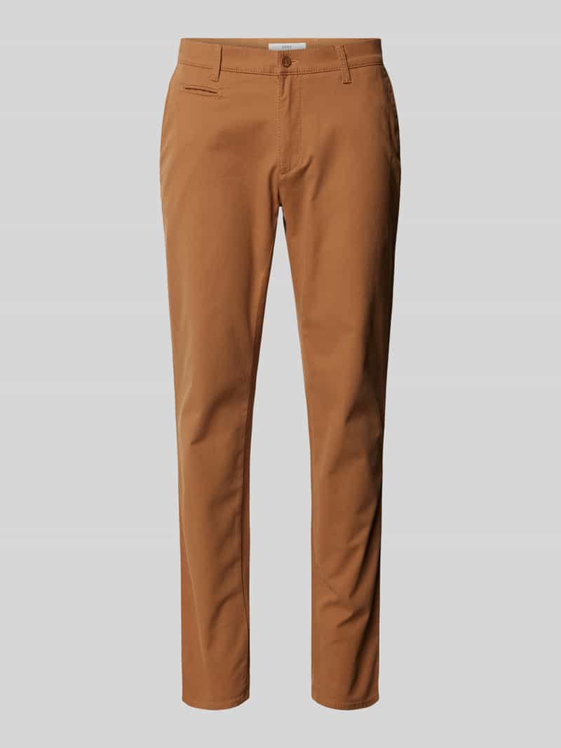 BRAX Broek met knoop- en ritssluiting model 'FABIO'