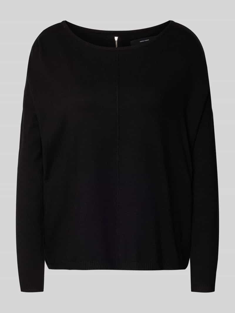 Vero Moda Trui met ronde hals VMBREEZE AURA LS ZIPPER BLOUSE NOOS