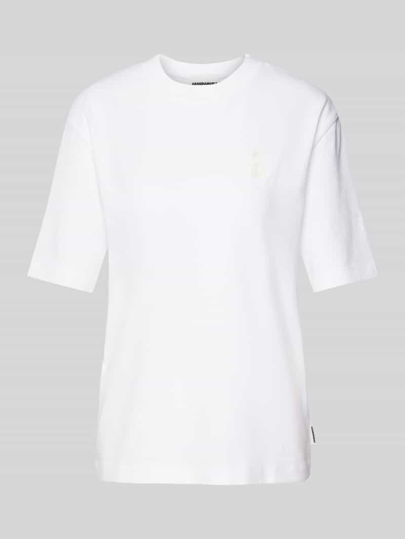 ARMEDANGELS T-shirt met labelstitching model 'TARJAA'