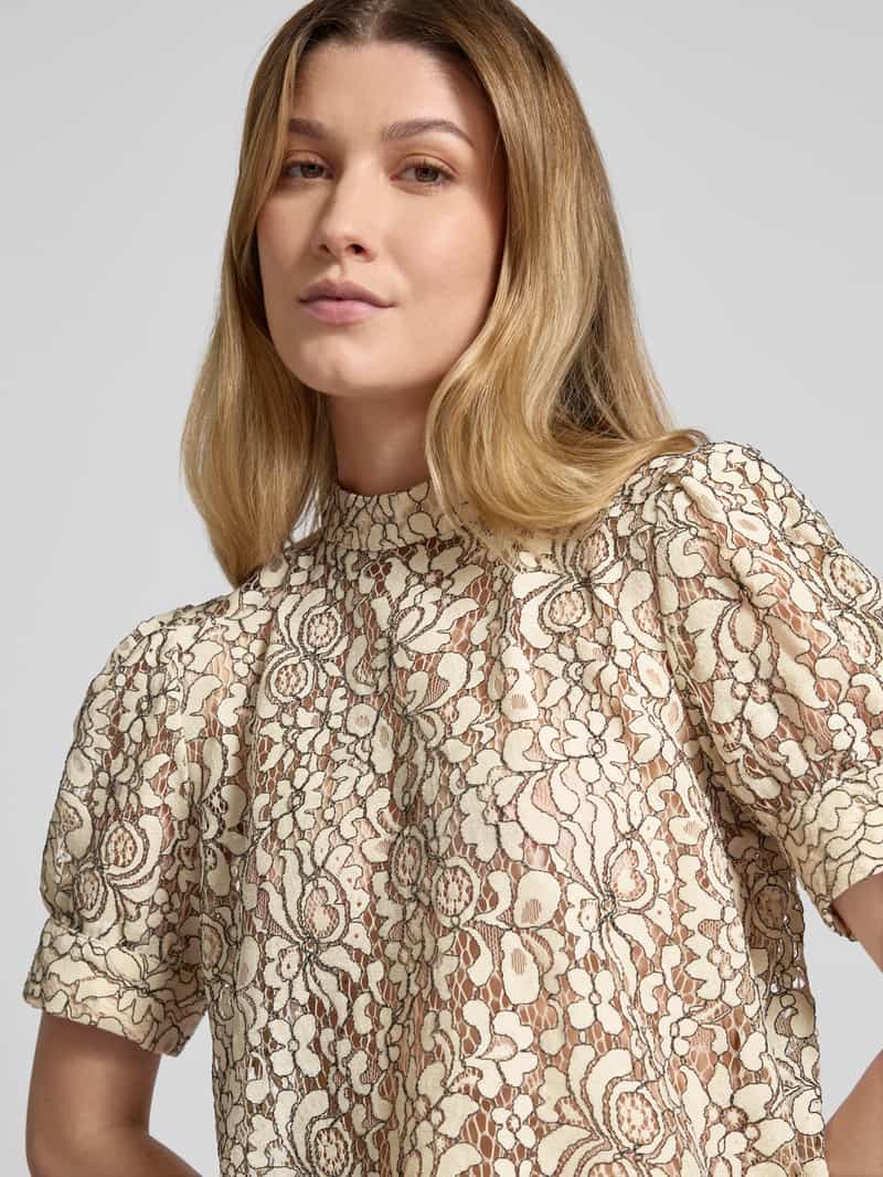 Soyaconcept Regular fit blouseshirt met opstaande kraag model 'NILLA'