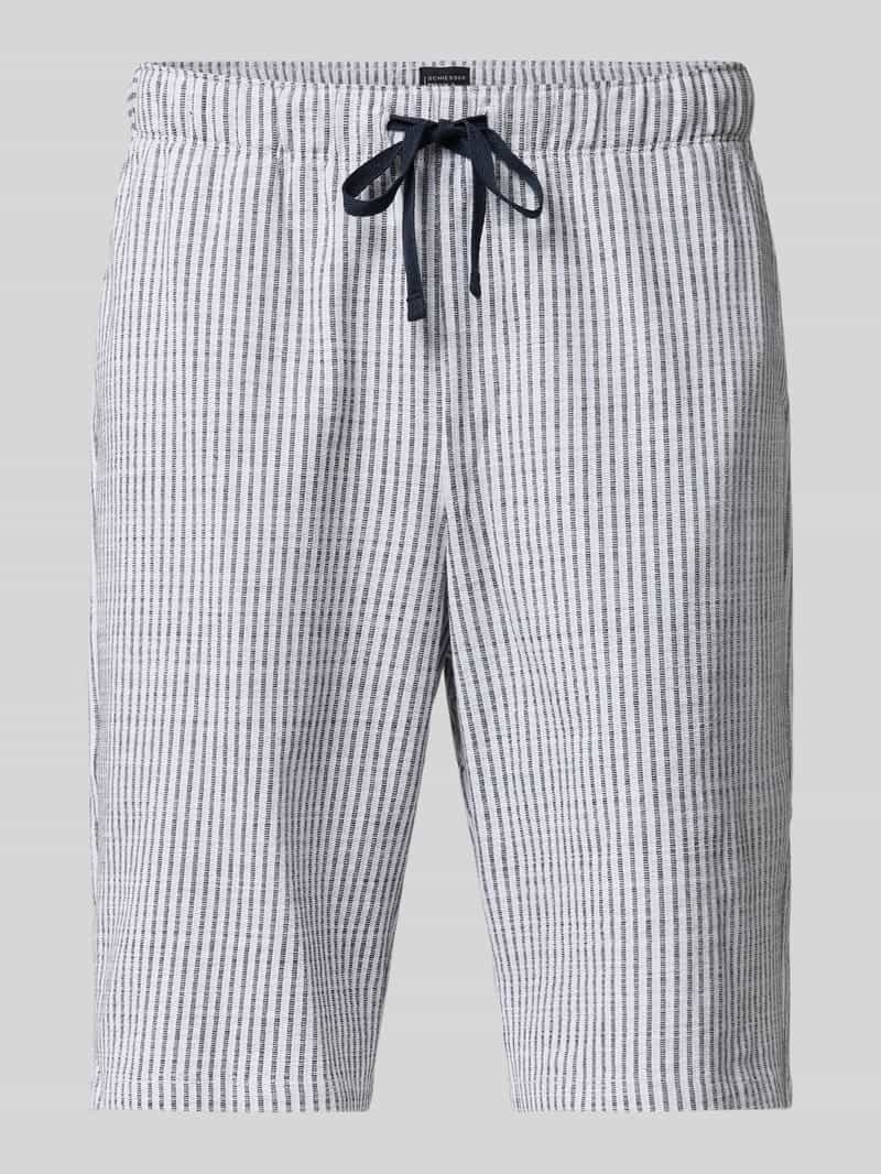 Schiesser Regular fit bermuda met elastische band
