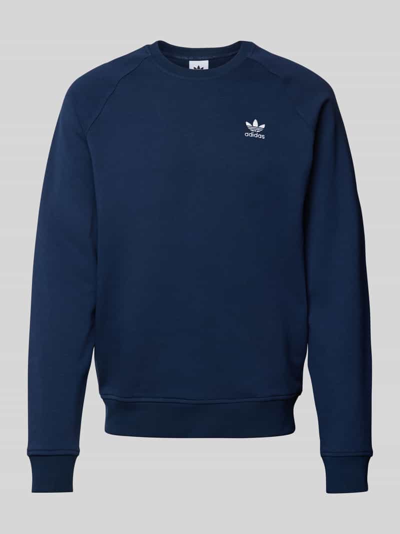 adidas Originals Sweatshirt met labelstitching model 'ESS CREW'