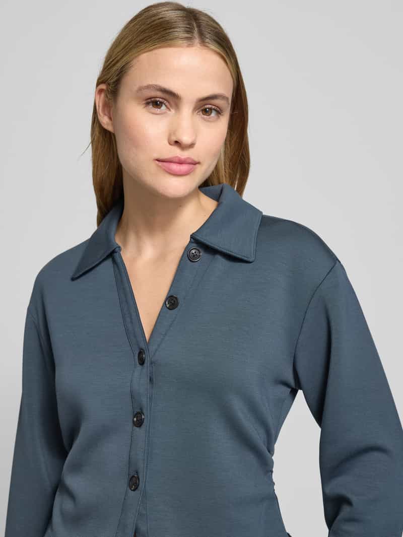 Scotch & Soda Kort blouseshirt met platte kraag en knoopsluiting