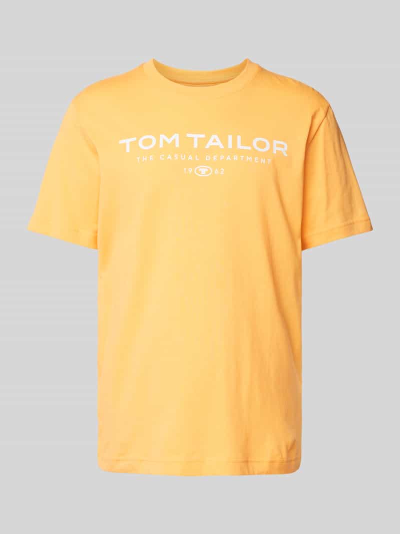 Tom Tailor Regular fit T-shirt van puur katoen