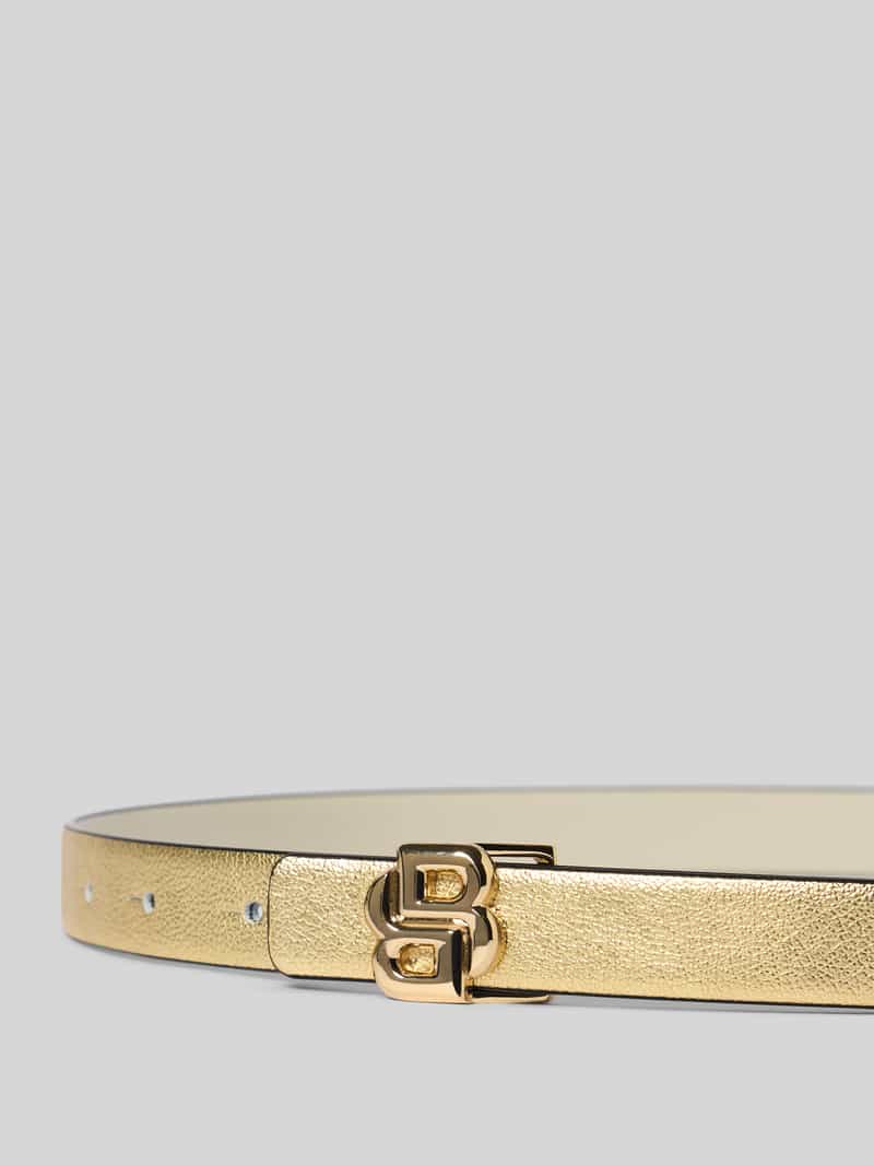 Boss Leren riem met logo-applicatie model 'Icon'