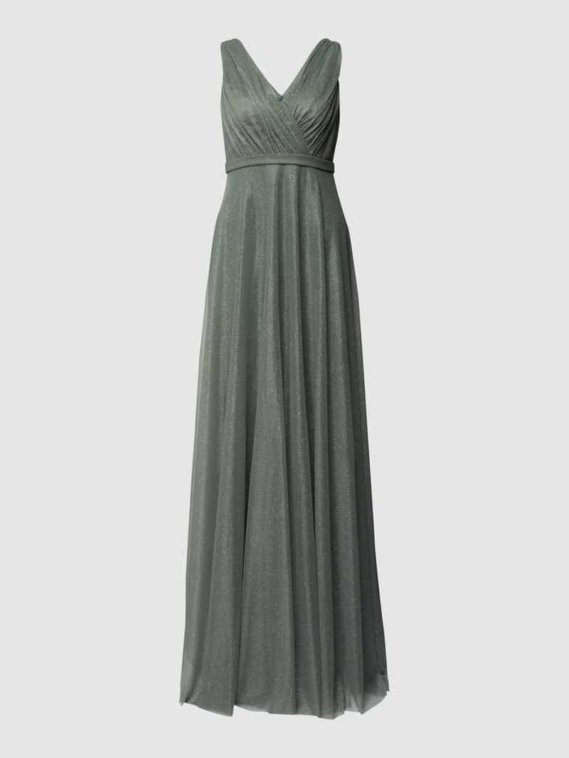 Avondjurk met glitter-mesh