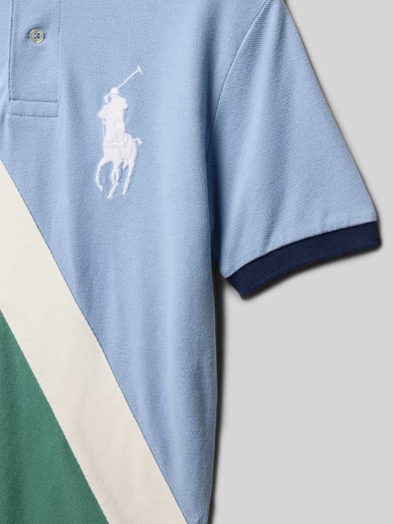 Polo Ralph Lauren Teens Regular fit poloshirt met labelstitching