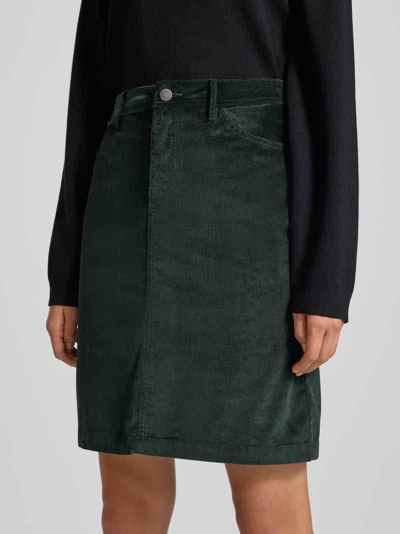 s.Oliver RED LABEL Uitlopende minirok in ribcordlook
