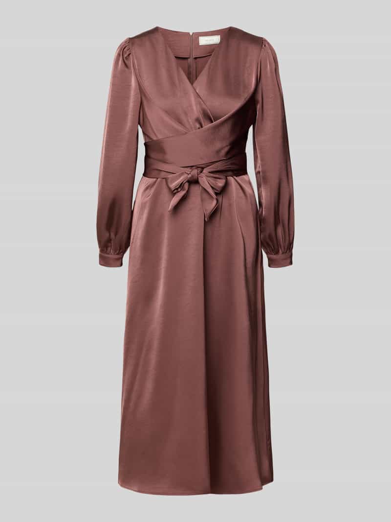 NEO NOIR Midi-jurk met V-hals model 'RIMINI'