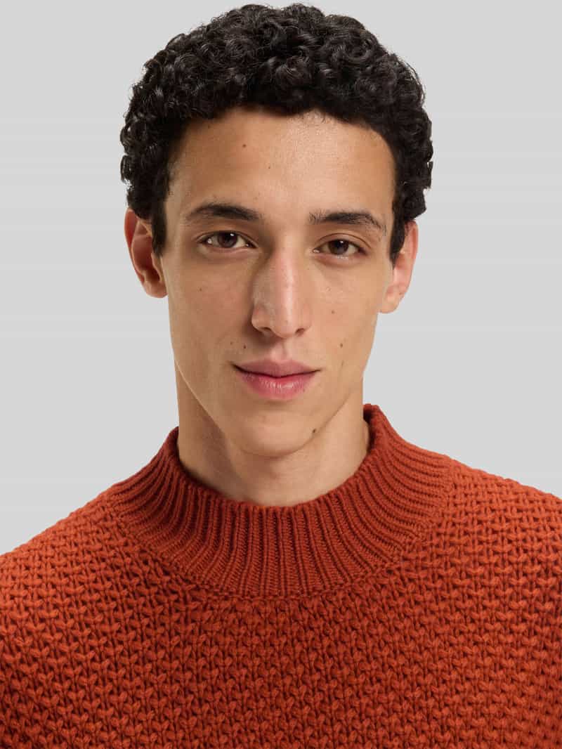 Boss Regular fit gebreide pullover van zuivere scheerwol model 'C-HELETTO' BECKHAM x