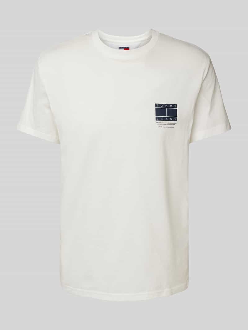 Tommy Jeans T-shirt met labelprint