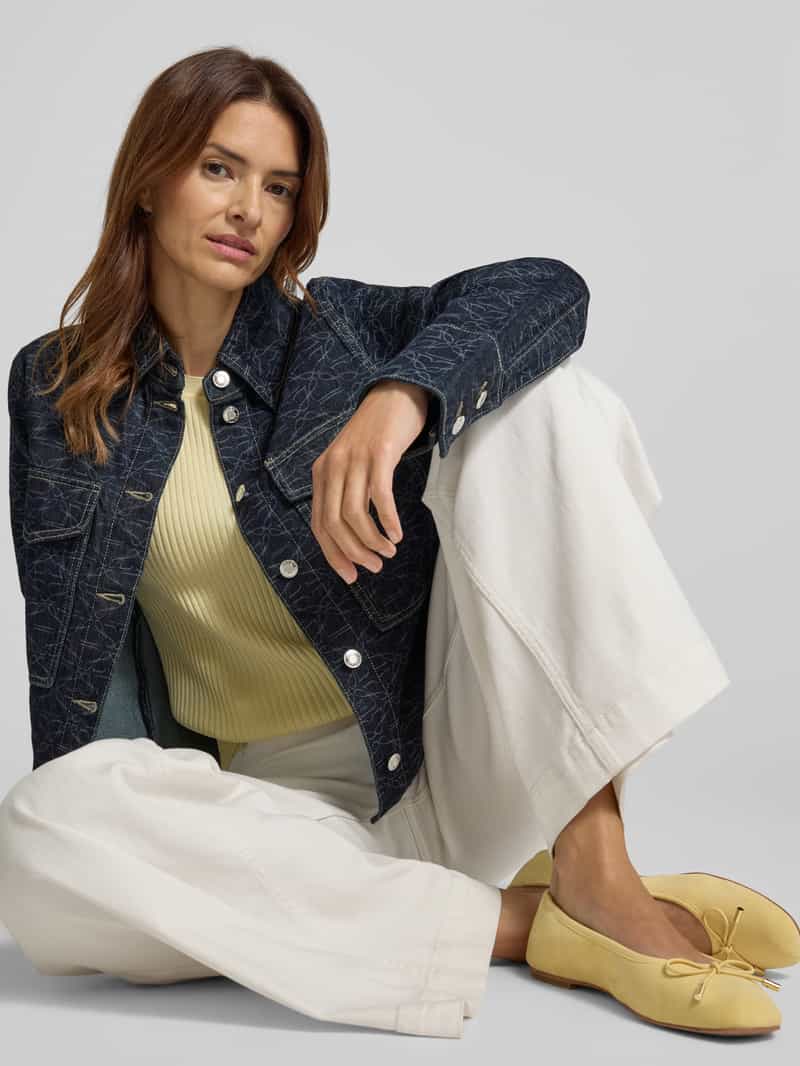 HUGO Jeansjack met platte kraag model 'Gadison'
