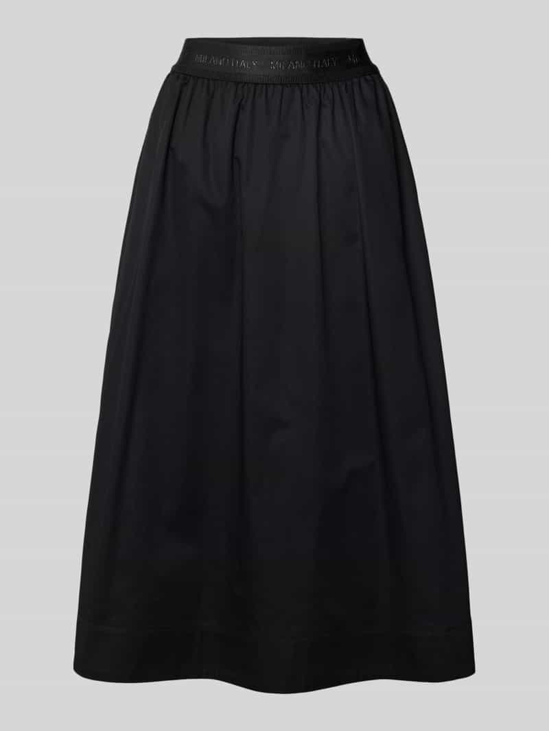 milano italy Midirok met elastische band met label