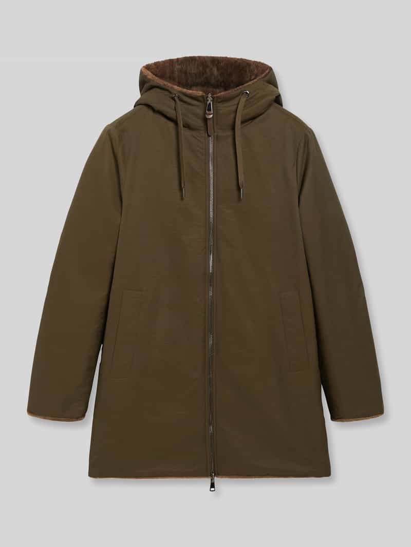 S.Oliver RED LABEL Teddyjack met omkeerbare voering van imitatiebont