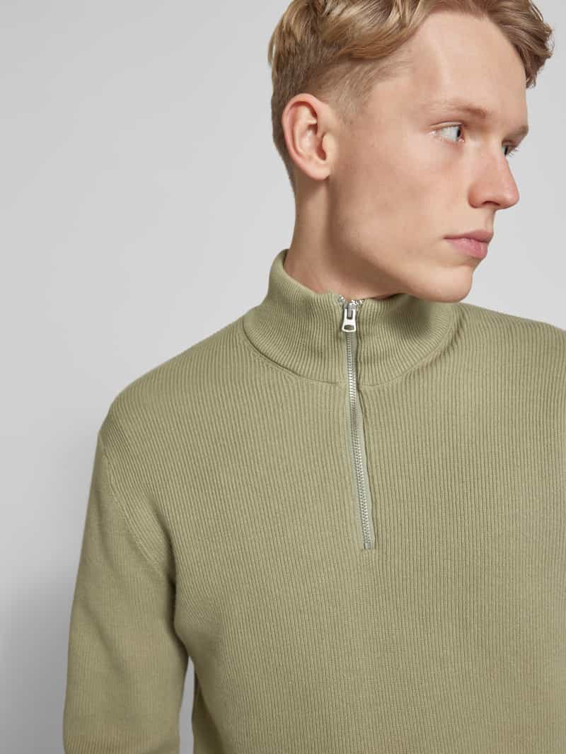 Only & Sons Regular fit gebreide pullover met opstaande kraag model 'PHIL'