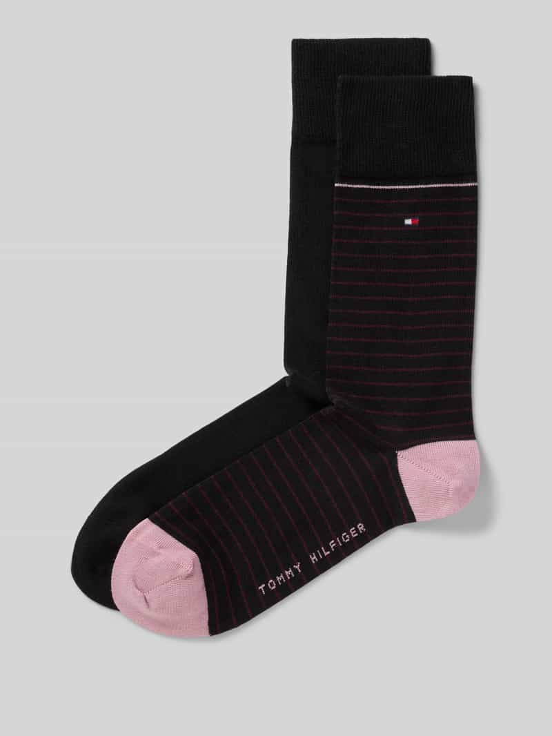 Tommy Hilfiger Sokken van katoenmix in een set van 2 paar