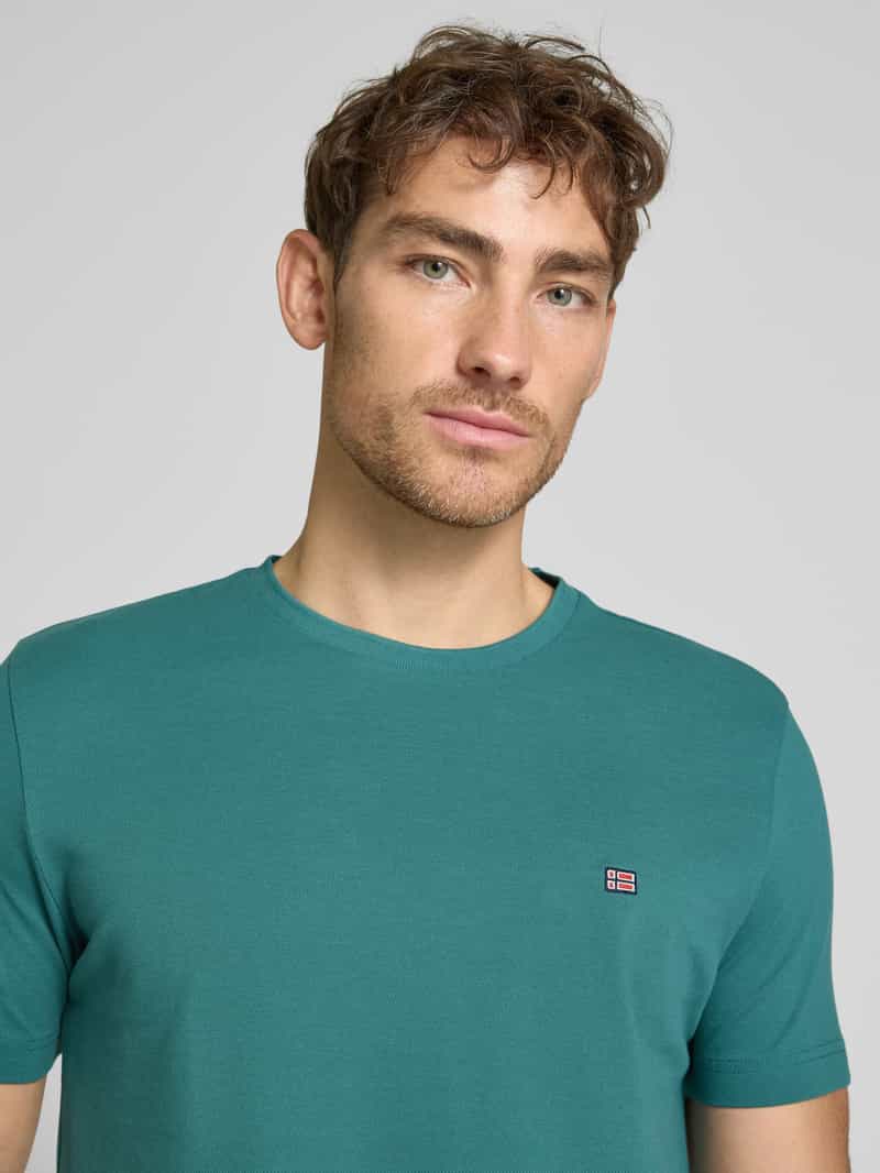Christian Berg Men T-shirt met labelstitching