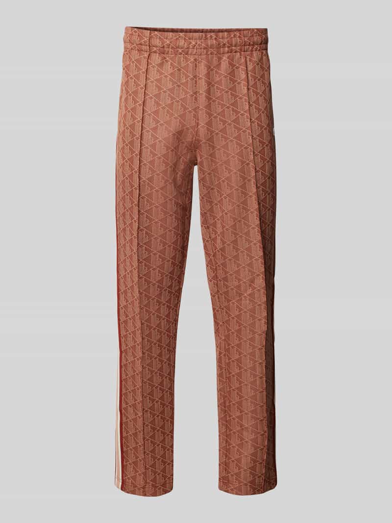 Lacoste Straight leg sweatpants met galonstrepen