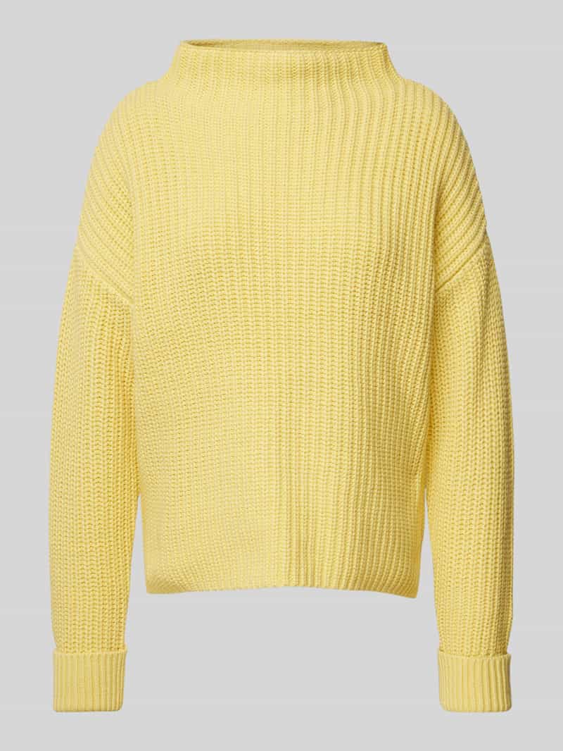 Selected Femme Gebreide pullover met opstaande kraag model 'SELMA'